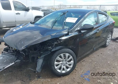 2013 Hyundai Elantra Gls z USA, uszkodzony, nr VIN KMHDH4AEXDU580069